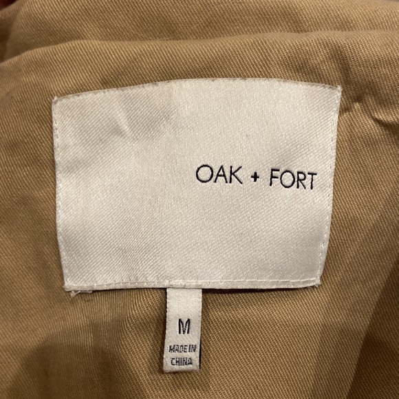 💛SOLD💛Oat + Fort double breasted trench coat in tan, size M - Picture 5 of 5